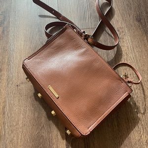 Rebecca Minkoff crossbody bag brick brown red